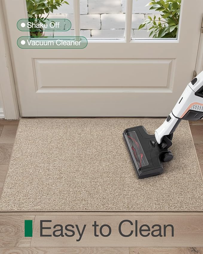 LUMI Indoor Door Mat 32"x47", Ultra Thin Low Profile Non-Slip Doormat - Image 8