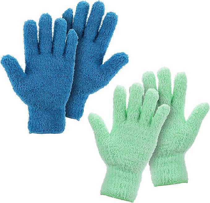 Grevosea 2 Pairs Microfiber Gloves by Unknown