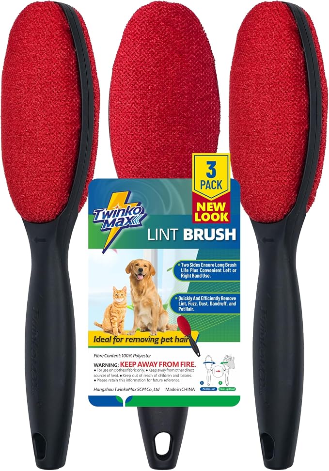 Lint Brush, Lint Remover, Pet Hair Remover, Clothes Brush, Magic Lint Remover by TwinkoMax