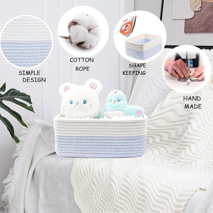 COMFY-HOMI 13" x 8.5" x 5.1" Storage Baskets - Image 8