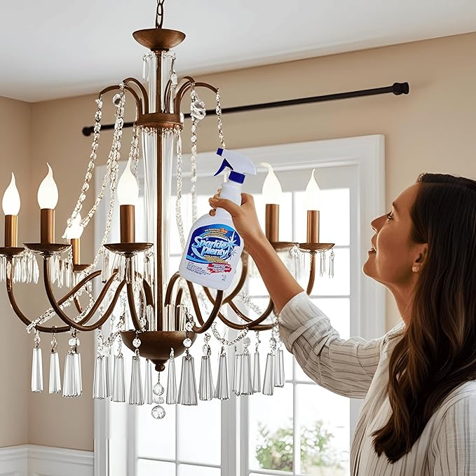 Sparkle Plenty Chandelier Cleaner Drip Dry Spray No Wipe - Image 4