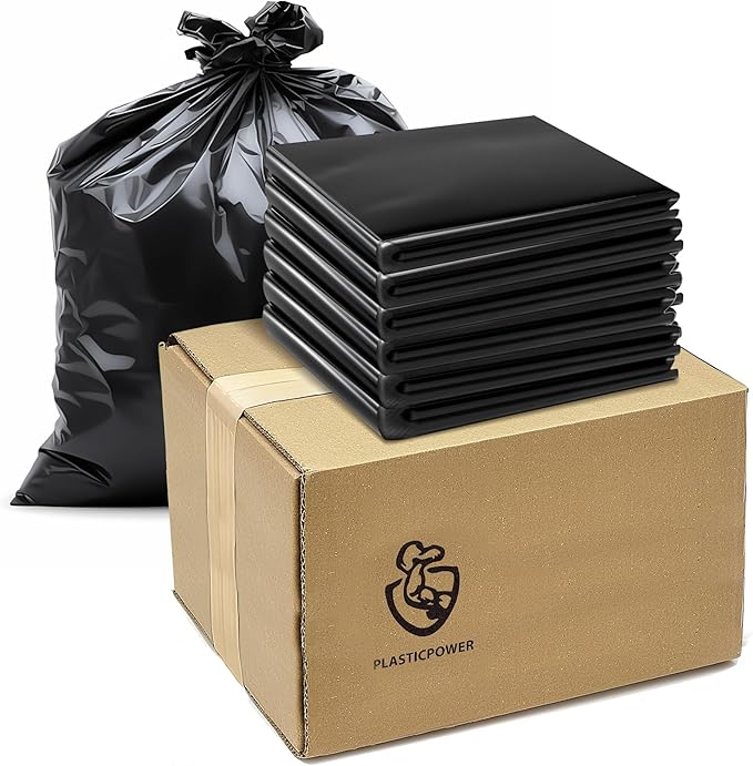 ToughBag 55-60 Gallon Heavy Duty Trash Bags by PLASTICPOWER