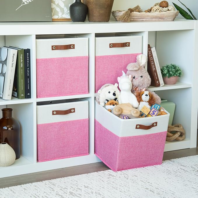 OrganiHaus 12x12 Fabric Storage Bins - Image 3