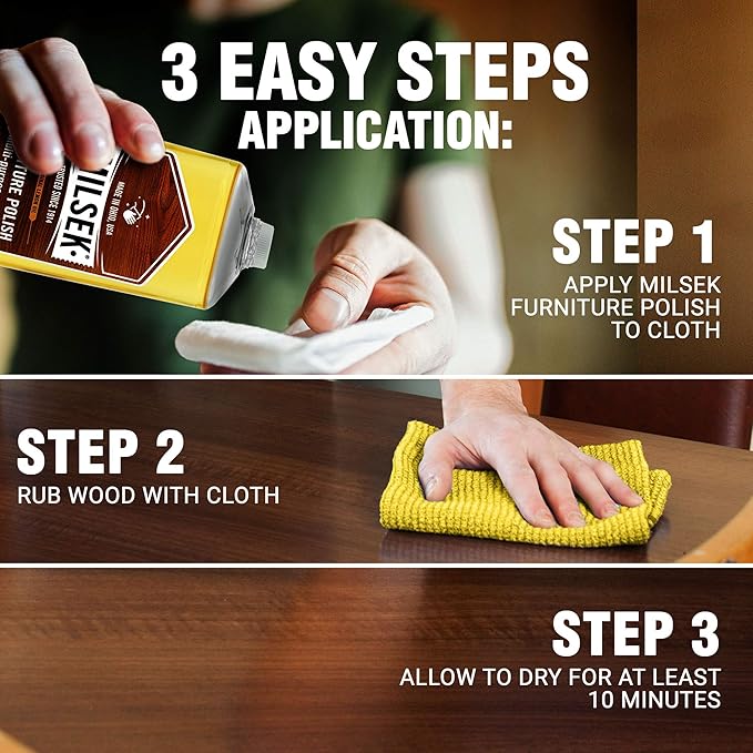 Milsek Furniture Polish and Wood Cleaner - Image 6