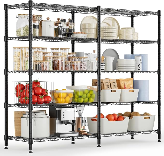 Himimi 72" W Wire Rack Shelving-2000LBS Capacity, Adjustable Storage Shelves by Himimi