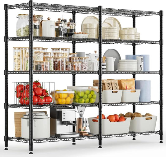 Himimi 72" W Wire Rack Shelving-2000LBS Capacity, Adjustable Storage Shelves by Himimi
