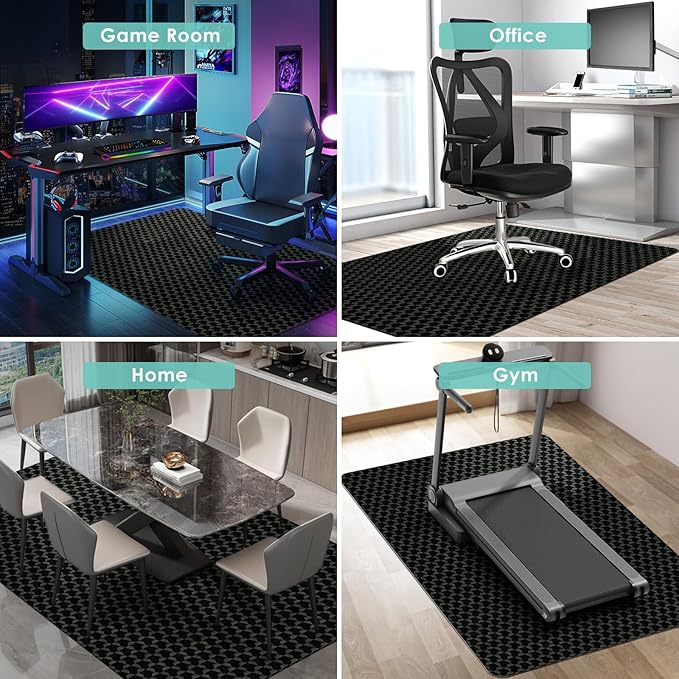 Vicwe Office Chair Mat for Hard Floor, Easy Glide for Chairs - Image 6