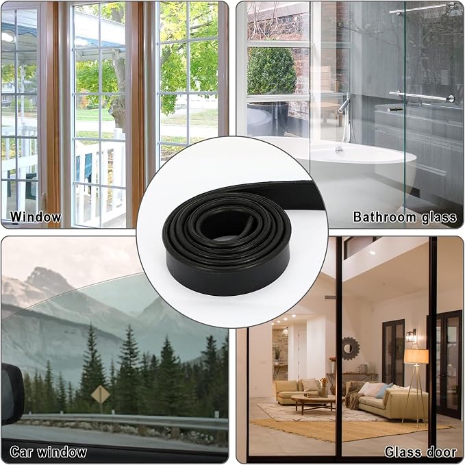 4 Rolls Rubber Replacement Blades, 41 Inch Squeegee Blade x3, 18 Inch x1 - Image 6