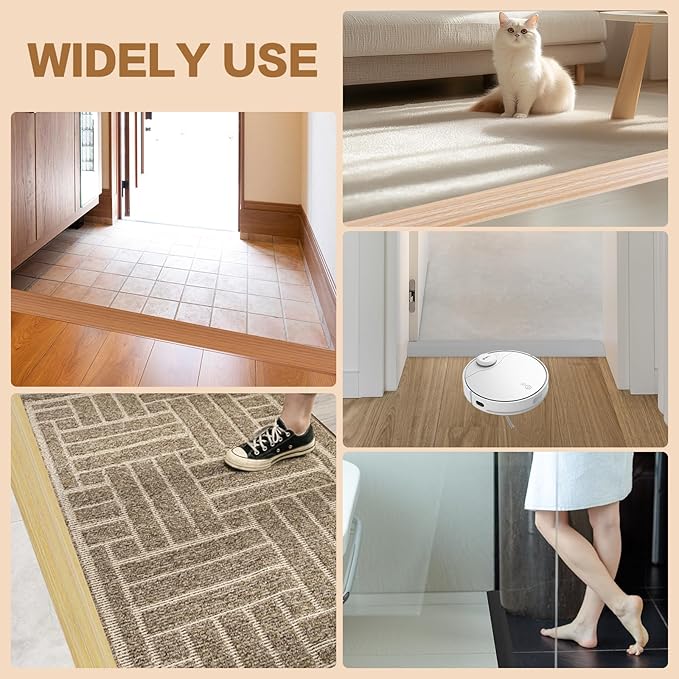 Floor Transition Strip Vinyl Door Threshold Ramp Self Adhesive Carpet Edging - Image 6