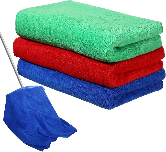 Newwiee 3 Pcs Extra Large Microfiber Cleaning Cloth 30" x 20" Washable Reusable by Newwiee