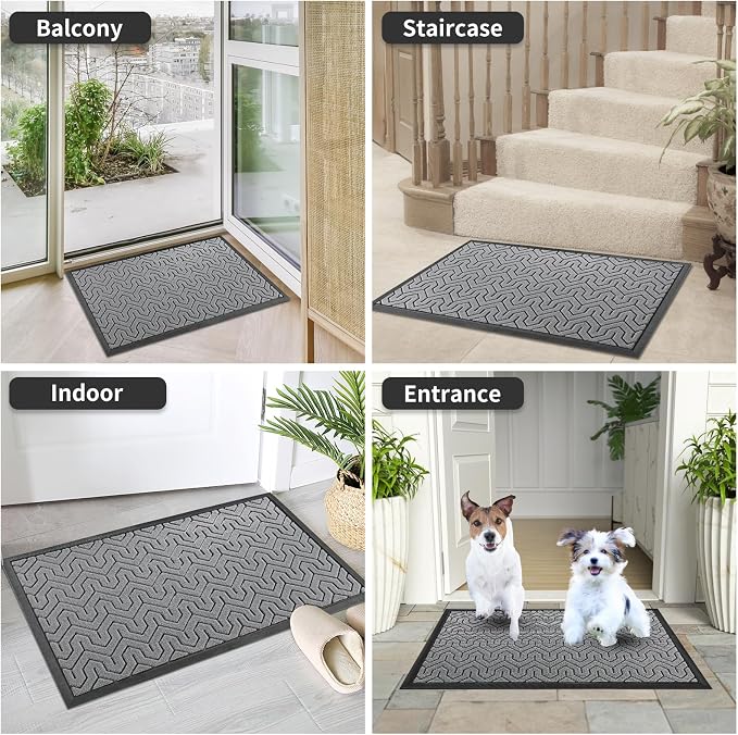 Yimobra Extra Large Door Mat Outside Entrance 60x32, Waterproof Heavy Duty - Image 7