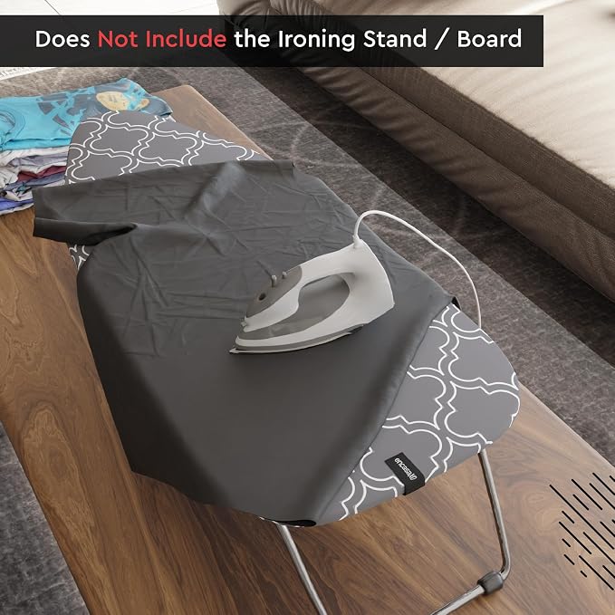 Encasa XO Ironing Board Cover and Pad 28"x12" - Image 4