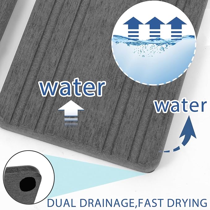 2PCS Water Absorbing Stone Tray, Quick Drying Diatomite Stone Sink Tray - Image 2