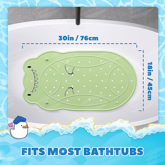 UNEEDE Dinosaur Kids Bathtub Mat - Image 9