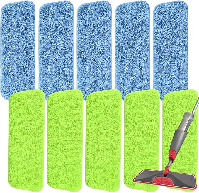16.5 inch Microfiber Mop Pads for Rubbermaid Reveal Spray Mop and Any 16.5" by Sgizoku