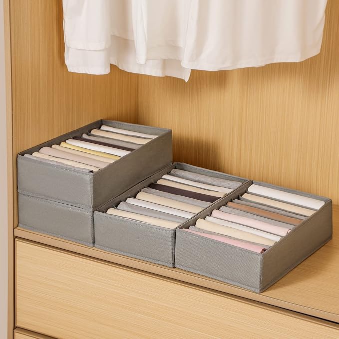 4 Packs T-shirt Drawer Organizers - Image 7