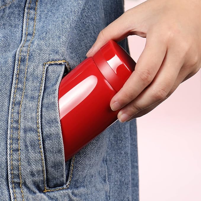 10oz Mini Water Bottle Stainless Steel Thermos Small Flask - Image 7