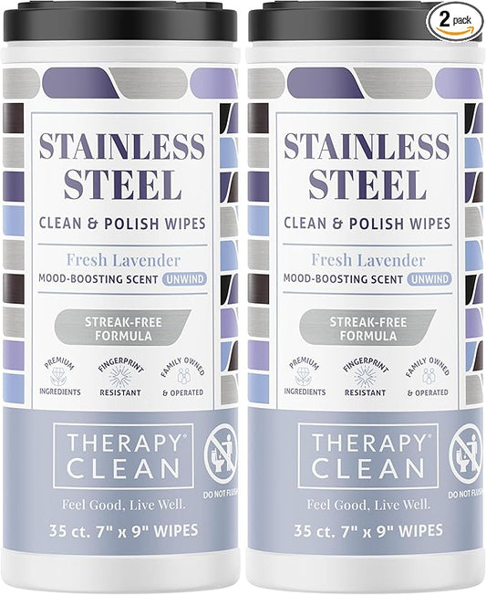 Therapy Stainless Steel Wipes, Dishwasher, and More by TherapyClean