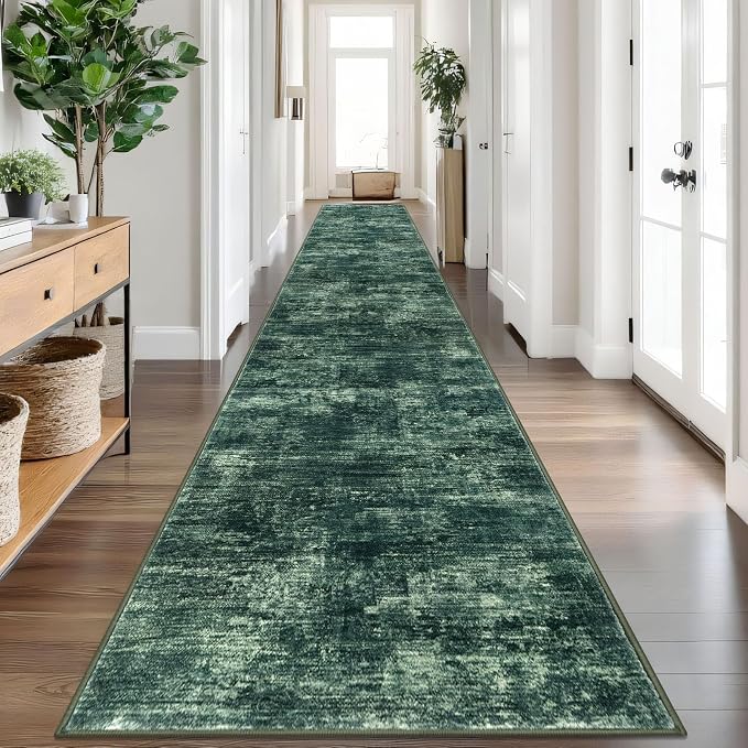 IOHOUZE Abstract Runner Rug 3x20 Ft Extra Long Washable Runners by iOhouze
