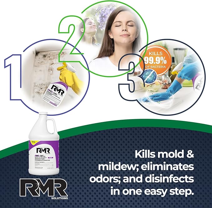 RMR-141 EPA Registered Mold and Mildew Killer, Eliminates Odors, Removes Mold - Image 6