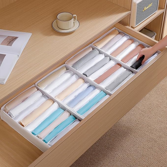 4 Packs T-shirt Drawer Organizers - Image 6
