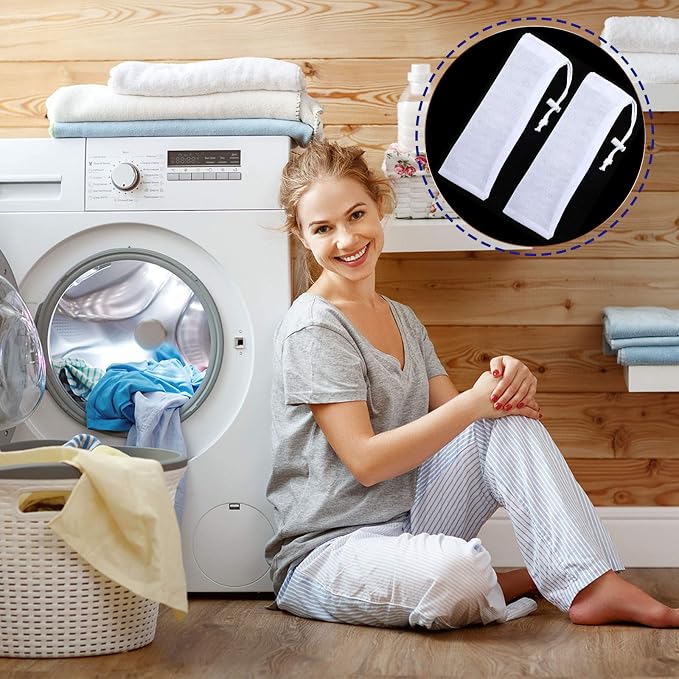 Lint Traps Catcher for Washing Machine Nylon Mesh Lint Traps for Home Laundry - Image 6