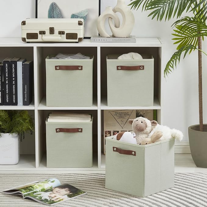 Collapsible Fabric Storage Cube Bins - Image 7