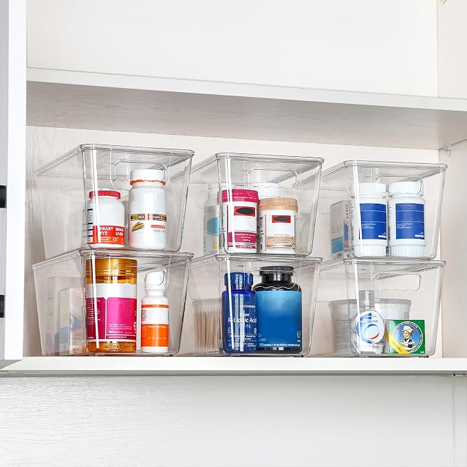 Vtopmart 1 Pack Clear Stackable Storage Bins - Image 6