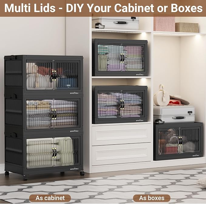 BROVIEW 360Qt Stackable Storage Bins