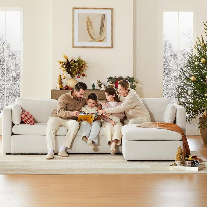 CHITA Oversized Modular Sectional Sofa, FSC Certified L Shaped Sectional Couches - Image 7