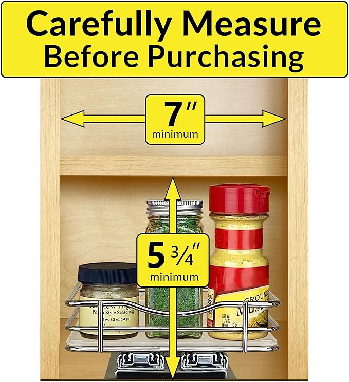 LYNK PROFESSIONAL® Pull Out Spice Rack Organizer - Image 4