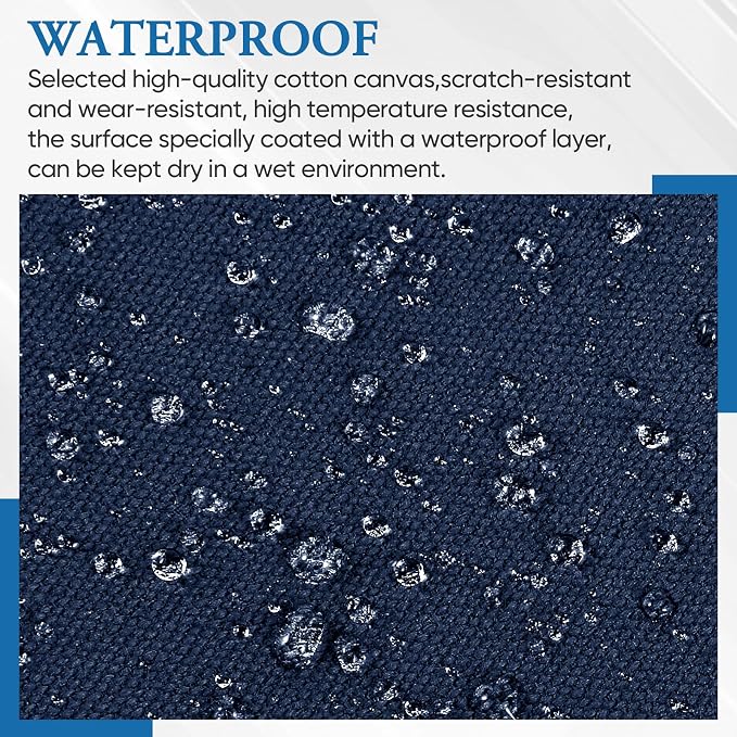 Canvas Patch 5.5 x 8 Inches 6Pcs Self-Adhesive Waterproof Canvas Patch Kit - Image 2