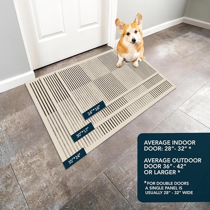 Ultra Thin Door Mat Indoor Entrance, 1/10 in Thin Door Mats - Image 7