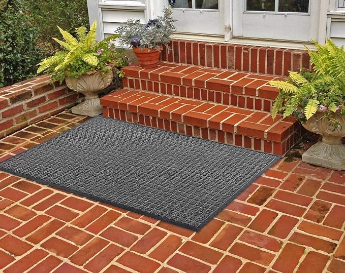 Kempf Water Retainer Entrance Mat, Indoor Outdoor Rubber Rug, Moisture Trapping - Image 6