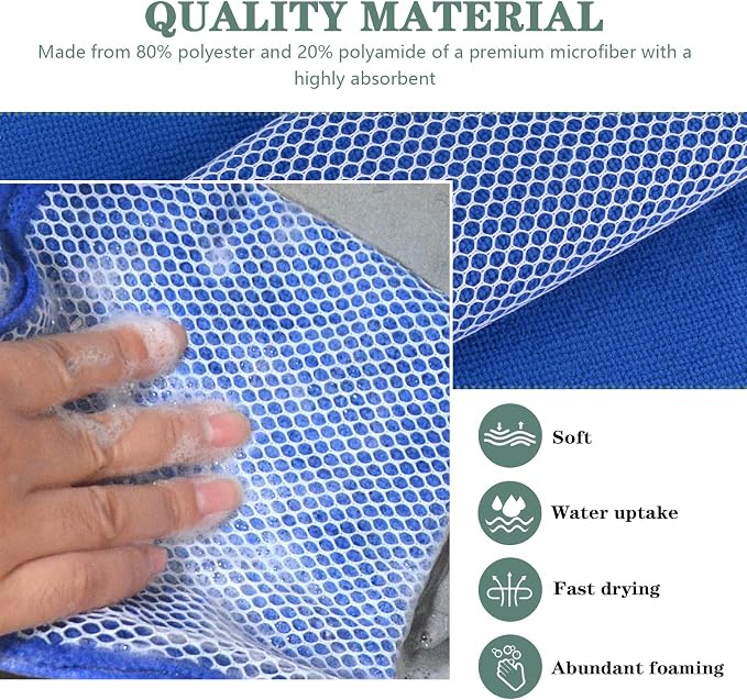 SINLAND Absorbent Microfiber Dish Cloths - Image 3