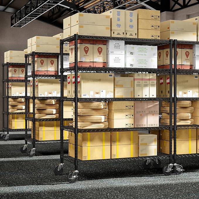 Garage Shelving 5 Tier Industrial Metal Shelving Units - Image 2