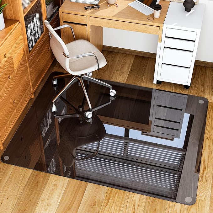 GLSLAND 46" × 55" Chair Mat – Durable Office Chair Mat on Carpet - Image 9