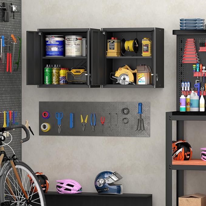 Steel Wall Cabinet, Metal Locking Wall Cabinet, Wall Hanging Metal Cabinet - Image 2