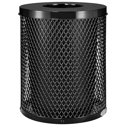 Global Industrial Outdoor Diamond Steel Trash Can by GlobalIndustrial