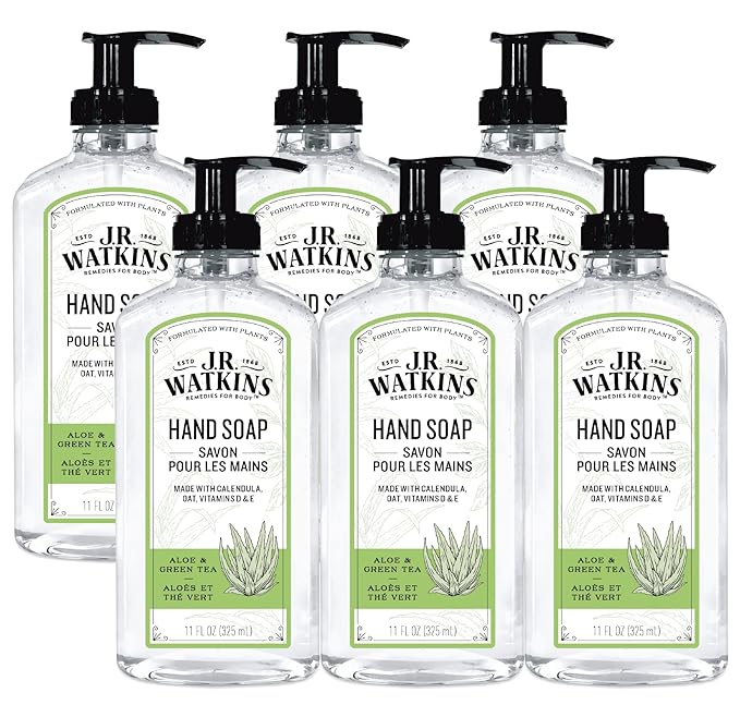 J.R. Watkins Gel Hand Soap, Scented Liquid Hand Wash by JRWatkins
