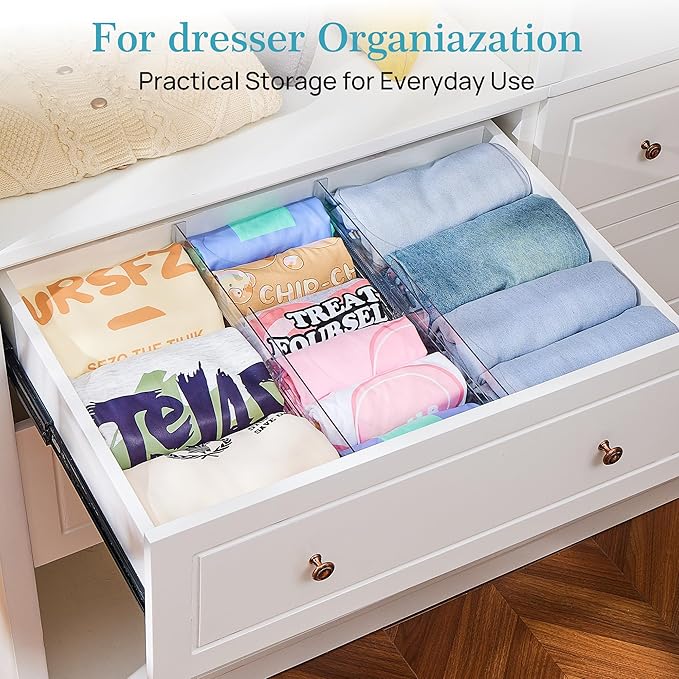 Vtopmart 4 Pack Drawer Dividers - Image 3