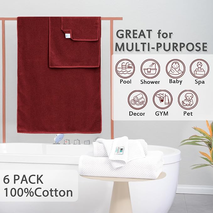 VOOVA & MOVAS Towels Bathroom Set - Image 3