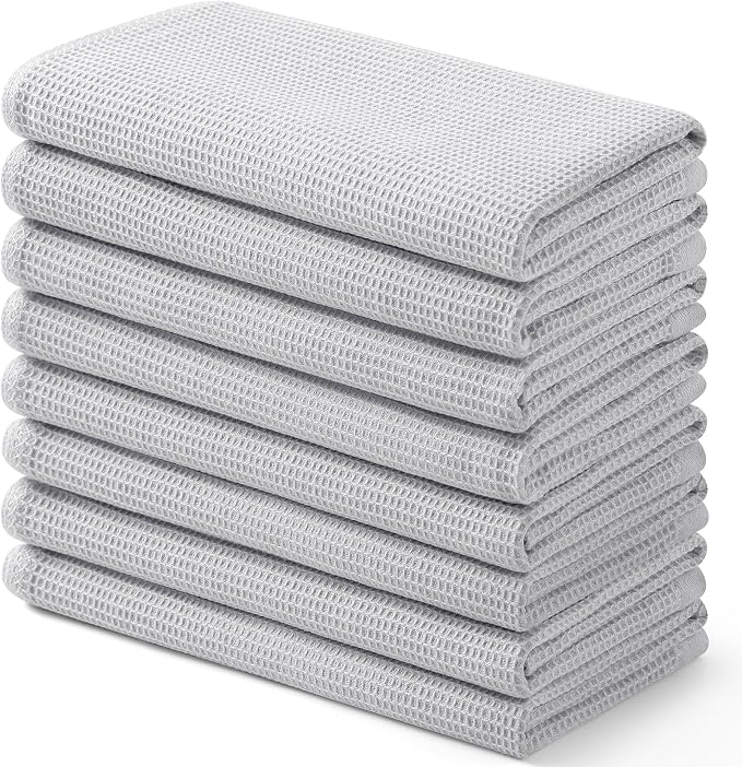 Homaxy 100% Cotton Waffle Weave Kitchen Towels by Homaxy