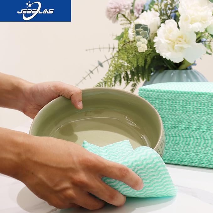 JEBBLAS Handi Wipes Reusable Cloths Dry Cleaning Cloths Dish Towel Kitchen - Image 9