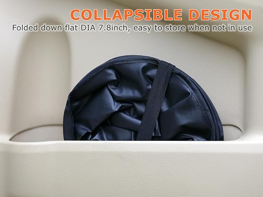 Ginsco 2Packs 2 Gallons New Leakproof Car Trash Can, Compact Trash Can Pop-up - Image 8