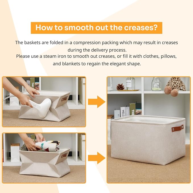 DULLEMELO Fabric Organizer for Storage, Nursery - Image 6