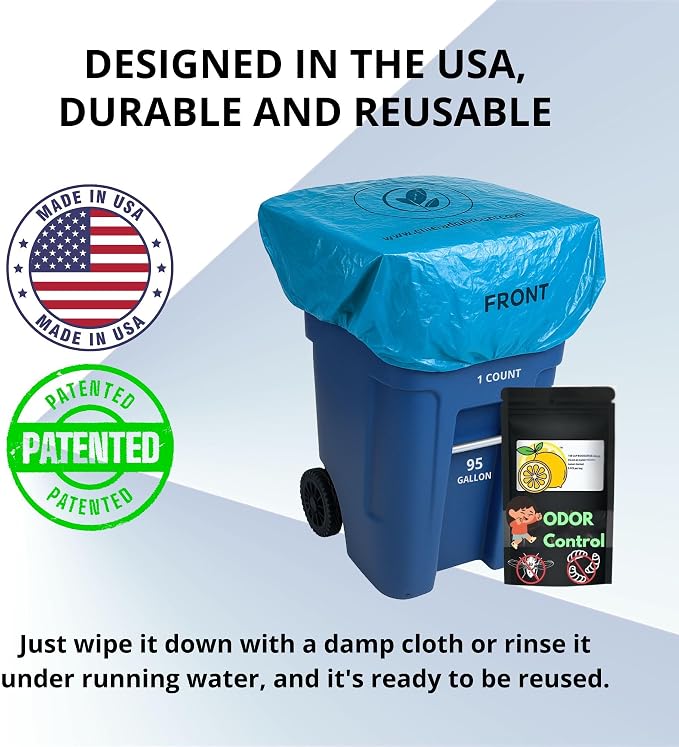 | Odor Eliminating Trash Can Cover - Image 3