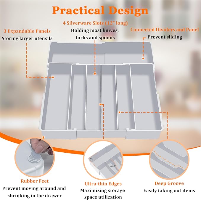 Expandable Large Silverware Organizer - Image 8