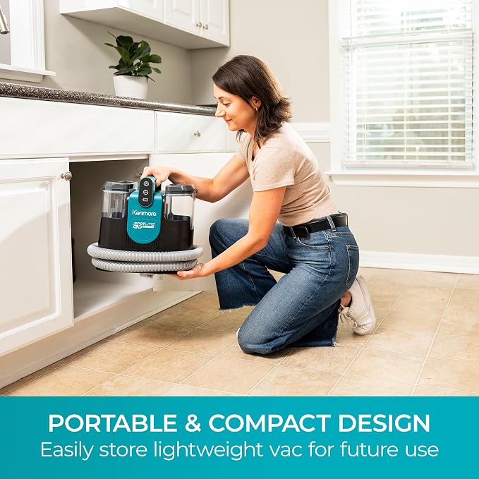 Kenmore KW1090 SpotLite Go 24V Cordless Brushless Portable Carpet Spot Cleaner - Image 6