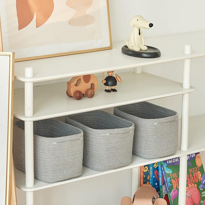Small Cotton Rope Basket – Storage Bin - Image 5